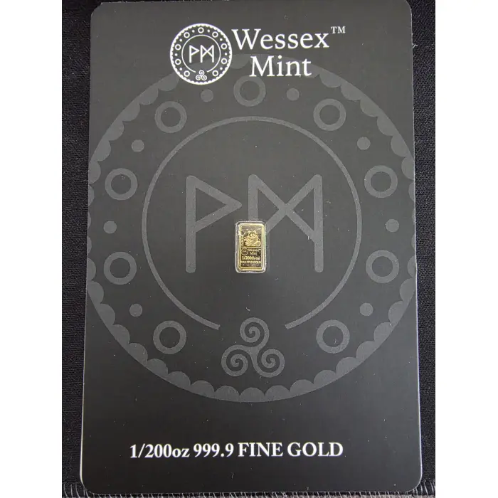 1/200th Oz 999.9 fine gold bar "Panda"