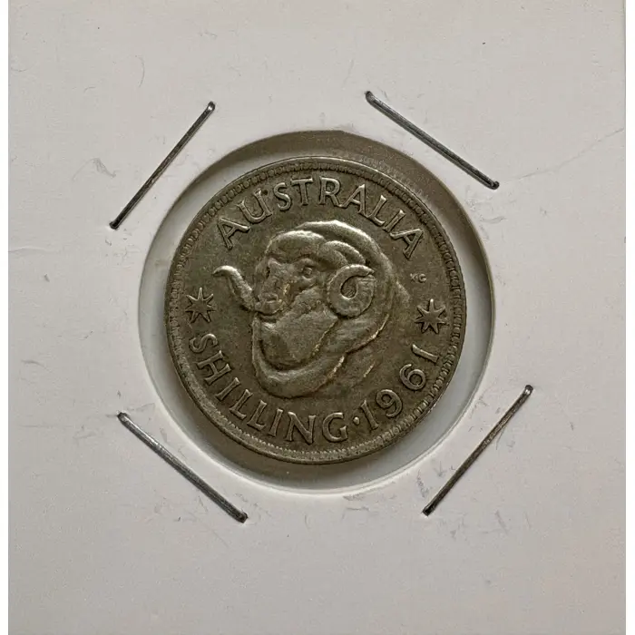 1961  SHILLING      1 COIN   50%  SILVER
