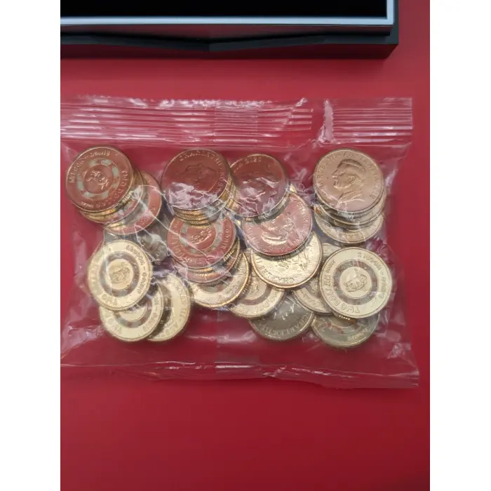 2026 $2 Bluey Coloured Counter Coin Bags -BLUEY & BINGO - Both Coins in original
