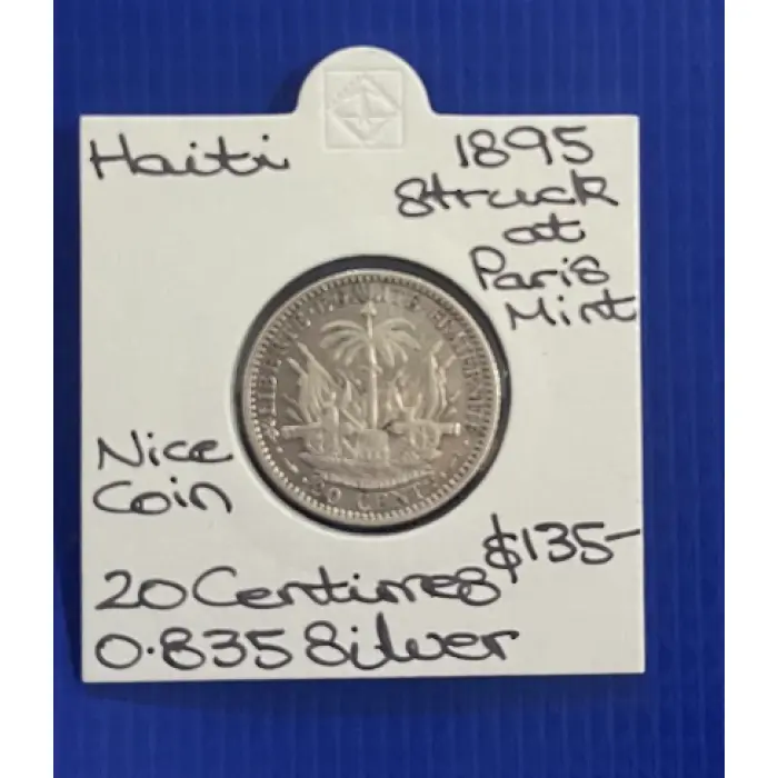 Haiti – 20 Centimes – 1895