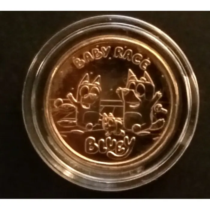 2026 Bluey 5 UNC coins in capsules 