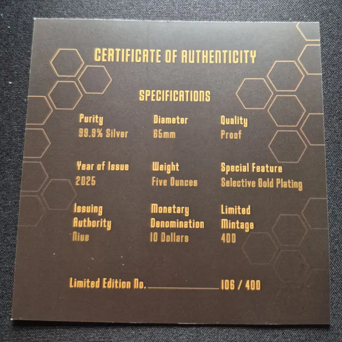 2025 Honey Bee 🐝  5oz Silver 
