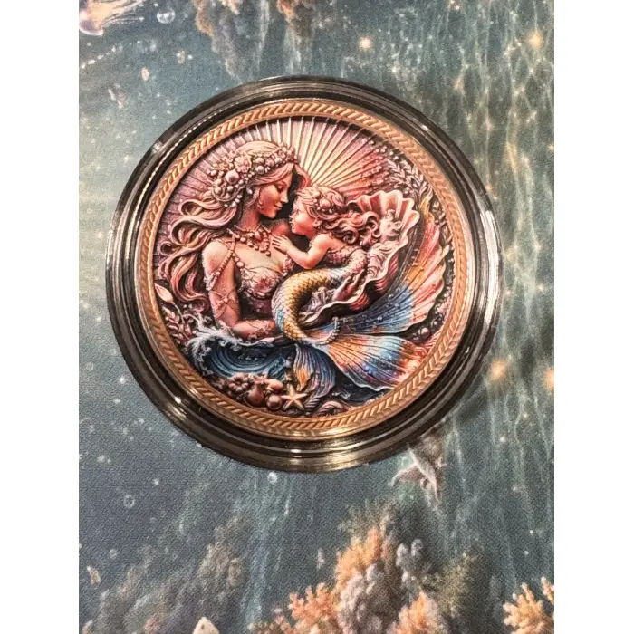 🧜‍♀️Ocean's Eternal Love Mermaid 1 troy ounce .999 fine copper 