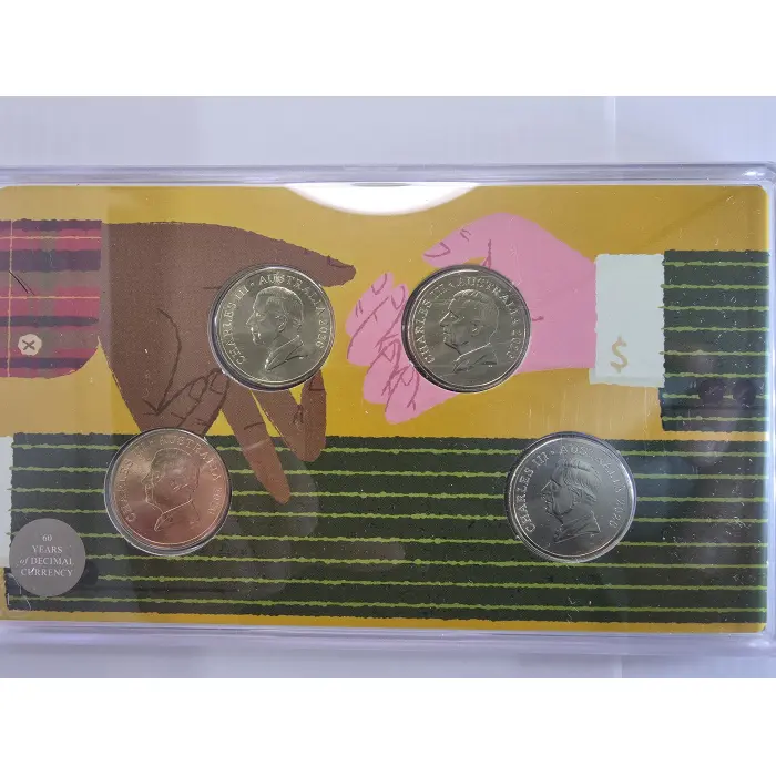2026 60th Anniversary Decimal Currency 4 $1 Coin Mintmark & Privy Mark UNC Set