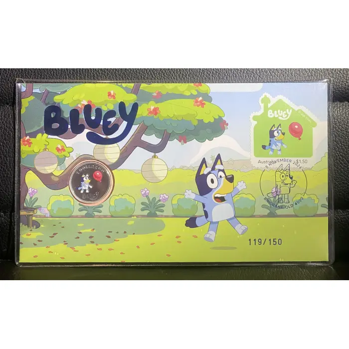 2024 $1 SILVER PROOF BLUEY PNC IMPRESSIONS LIMITED EDITION 119/150 FREE POSTAGE