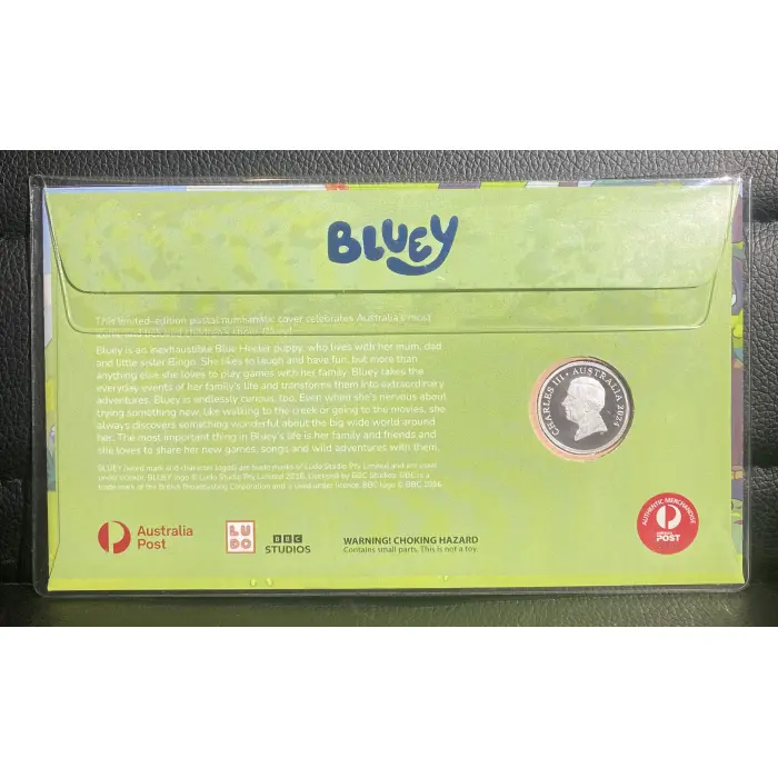 2024 $1 SILVER PROOF BLUEY PNC IMPRESSIONS LIMITED EDITION 119/150 FREE POSTAGE