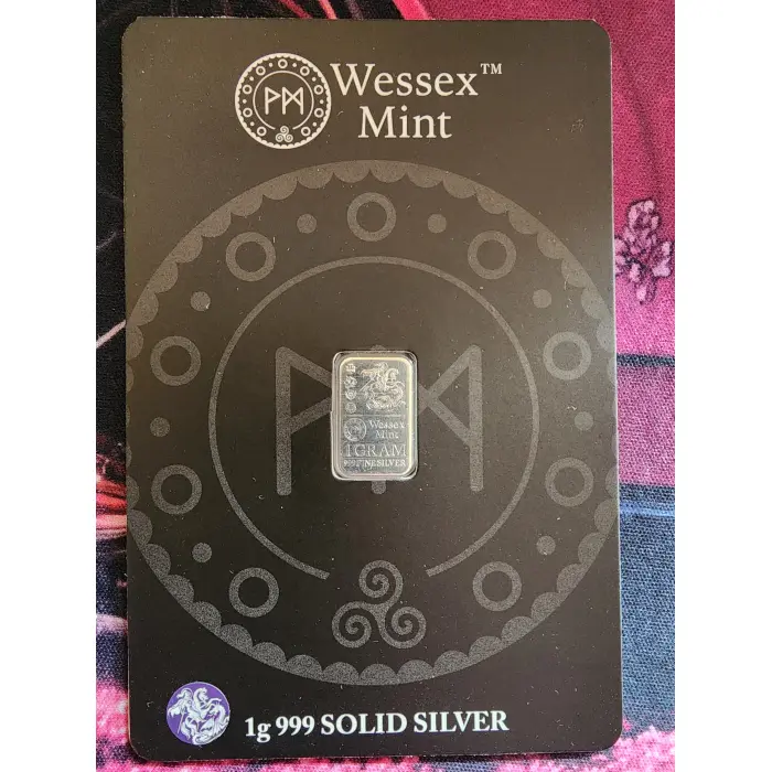 1g fine silver 999 George and the dragon