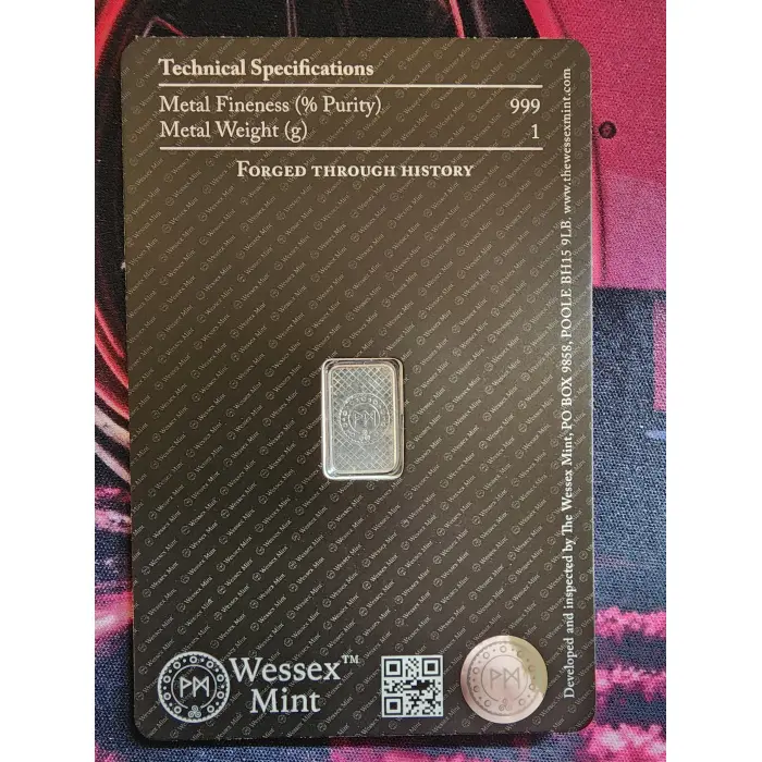 1g fine silver 999 George and the dragon