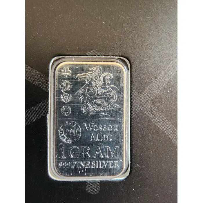 1g fine silver 999 George and the dragon