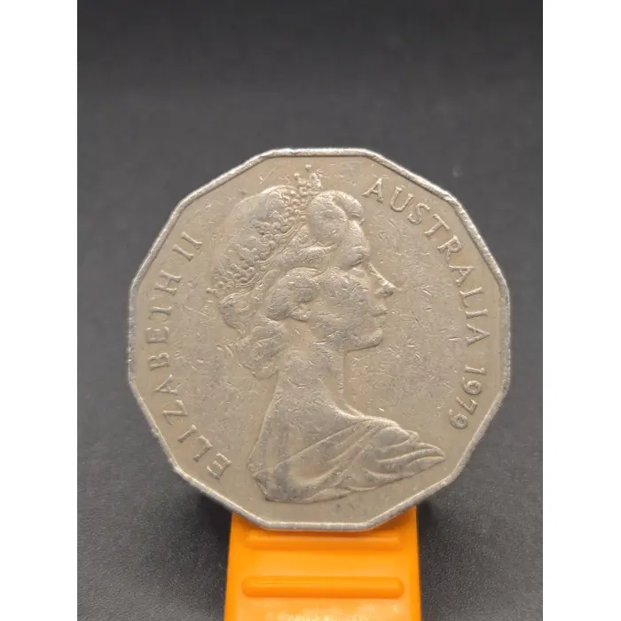 1979 50 cent 'Double Bar' Error Coin