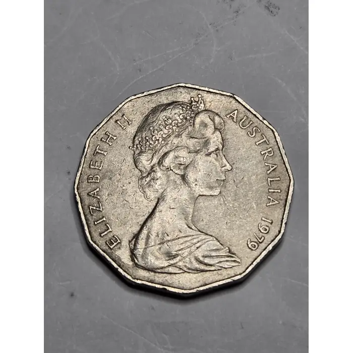 1979 50 cent 'Double Bar' Error Coin