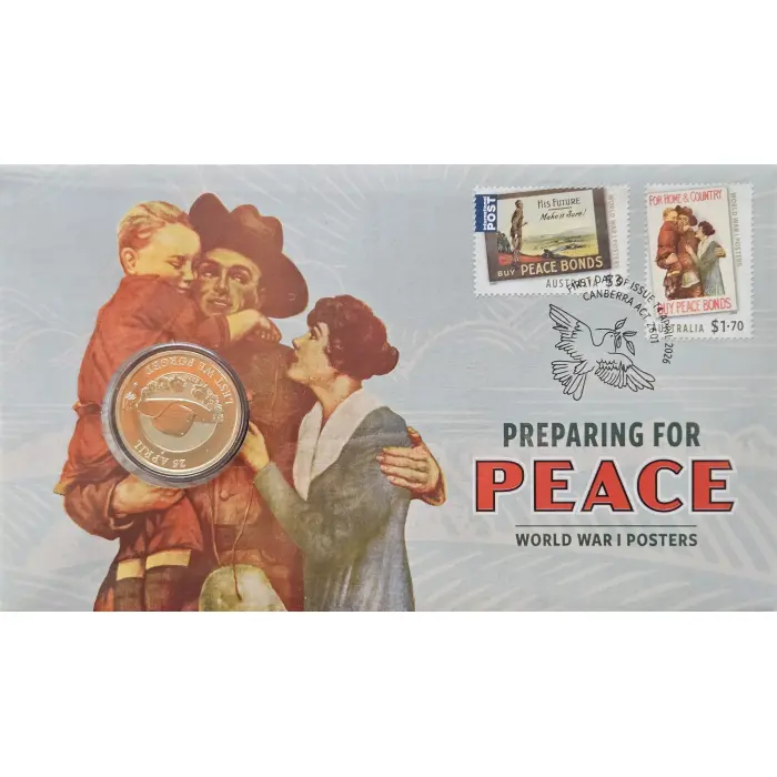 2026 ANZAC DAY – PREPARING FOR PEACE: WORLD WAR I POSTERS PNC