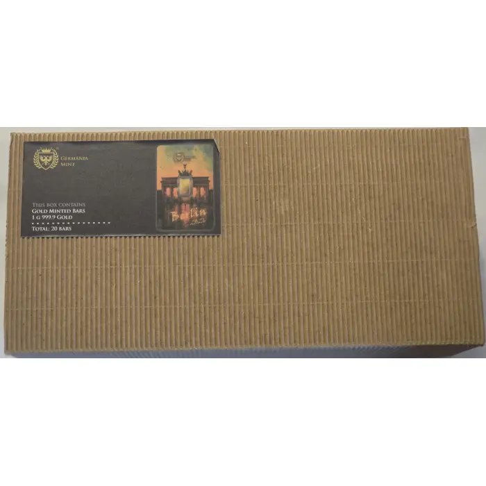 Germania Mint 1g Gold Minted Bar – 2026 World Money Fair 