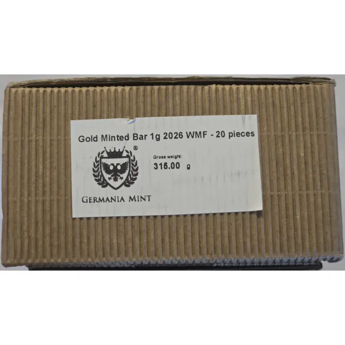 Germania Mint 1g Gold Minted Bar – 2026 World Money Fair 