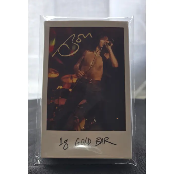 Bon Scott 80th Anniversary 2026 1g Gold Minted Bar 