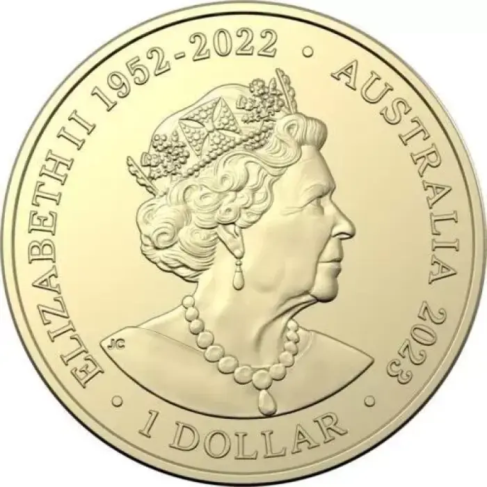 Australian 2023 One Dollar $1 AFL Coin UNC - MELBOURNE DEMONS Uncirculated