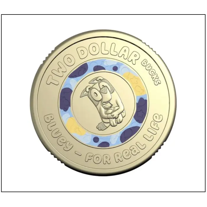 2026 $2 Bluey Two Dollar Bucks Circulated Coin