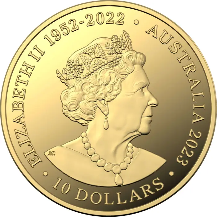 (NB) Creatures of the Deep - $10 Gold Proof ‘C’ Mintmark Coin limited of 2023 made