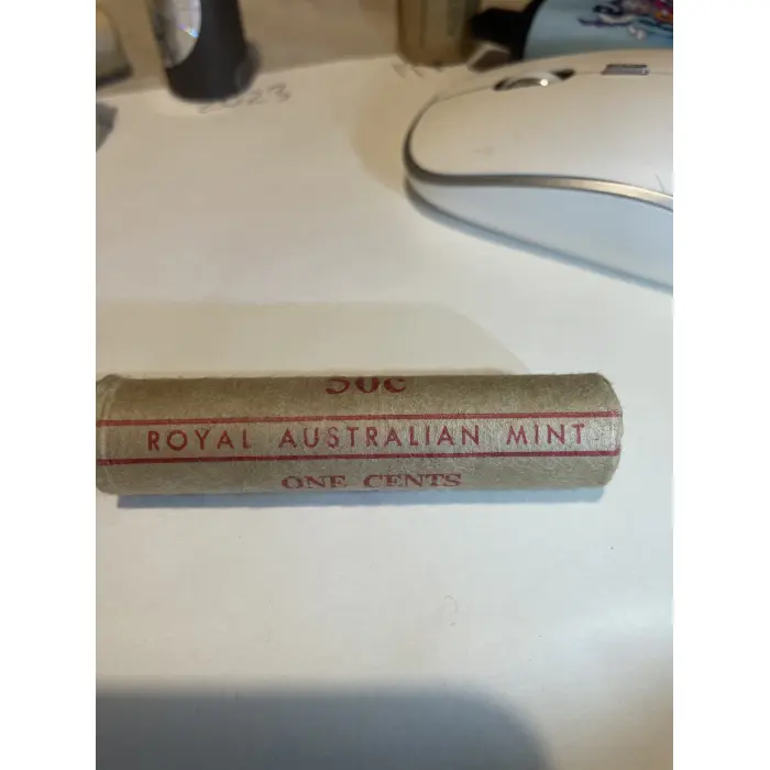 One cent ROLL 1981 head/tail