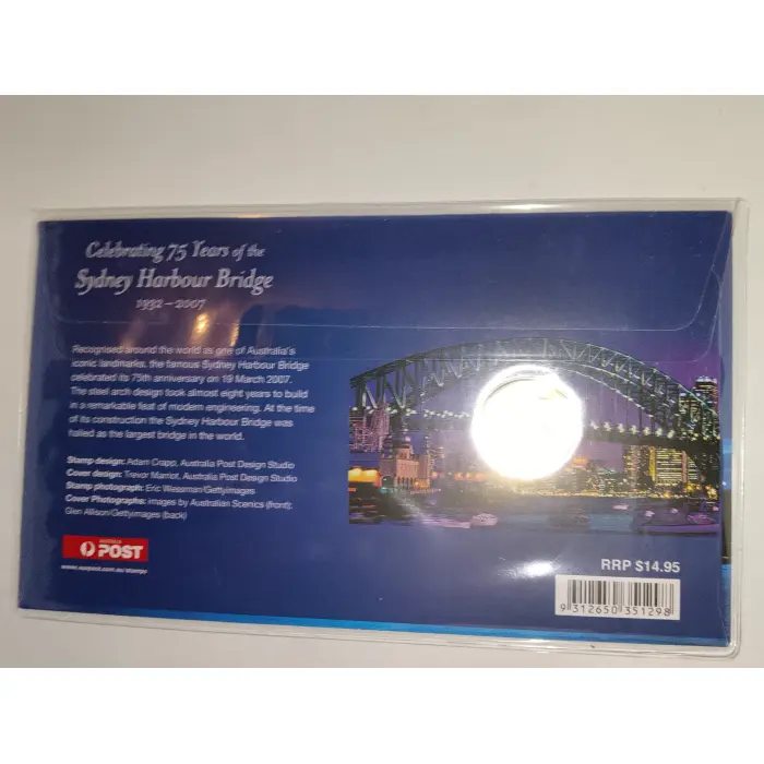 2007 $1 "Celebrating 75yrs of the Sydney Harbour Bridge" PNC