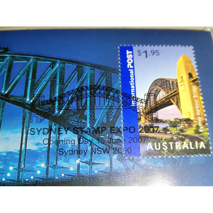 2007 $1 "Celebrating 75yrs of the Sydney Harbour Bridge" PNC