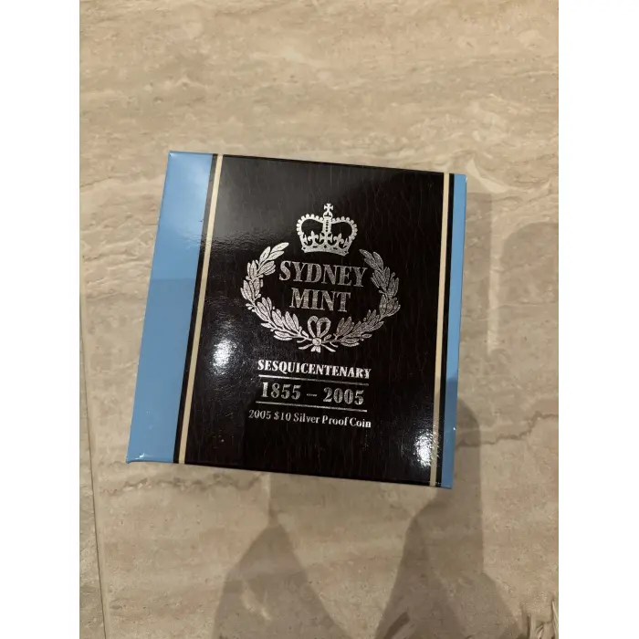 2005 Sydney Mint Sesquicentenary  $10 Coin - Silver Proof Coin 
