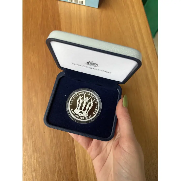 2002 XVII Commonwealth Games $5 Silver Coin