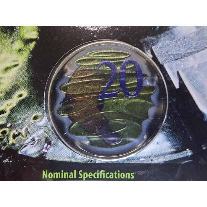 2013 6 Coin Mint Set - Coloured 20c Cent Coin RAM Special Edition