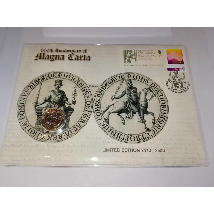 2015 £2 "800th Anniversary of Magna Carta" PNC 2110/2500