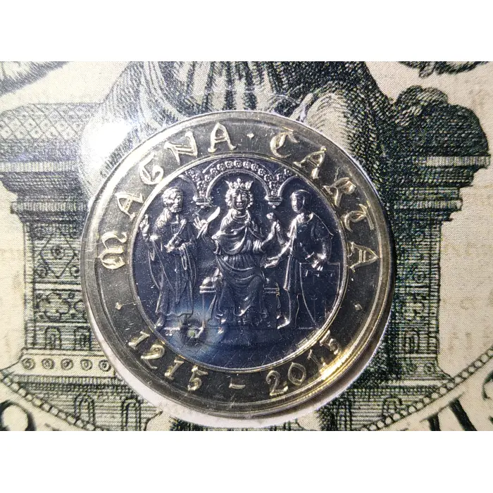 2015 £2 "800th Anniversary of Magna Carta" PNC 2110/2500