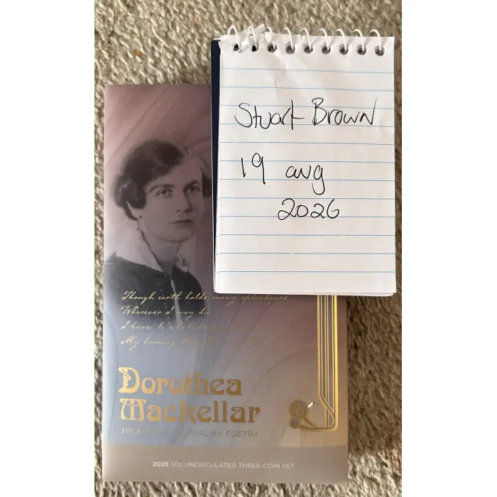 Dorothea mackellar 50c coin set