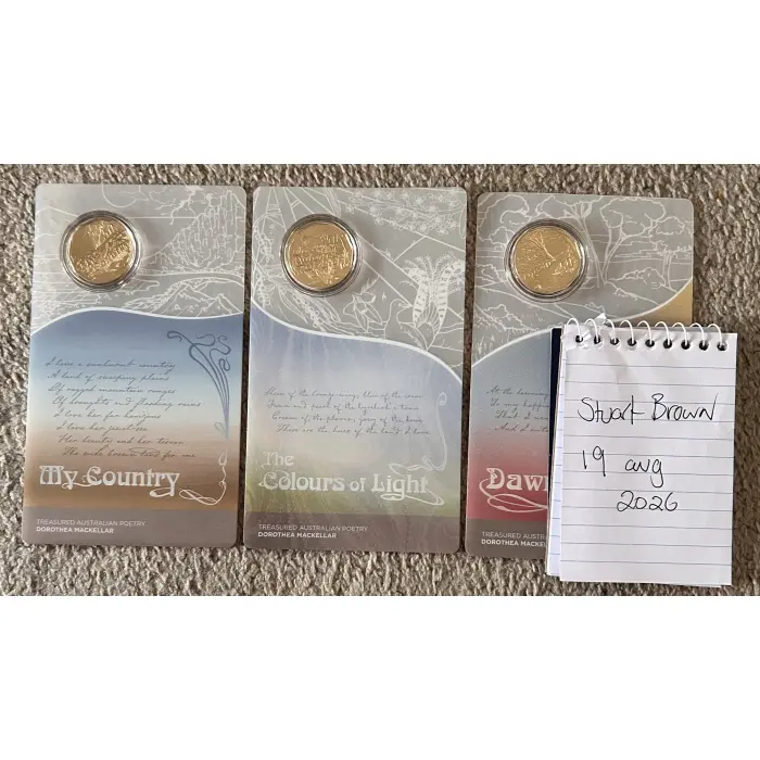 Dorothea mackellar 50c coin set