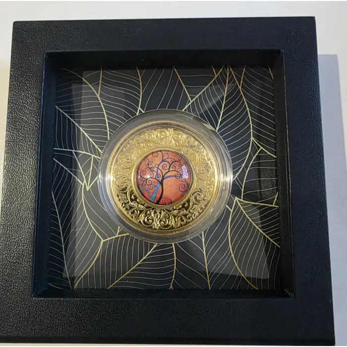 1/2oz Tree Of Happiness .999 Silver Proof Coins- Mint Of Poland