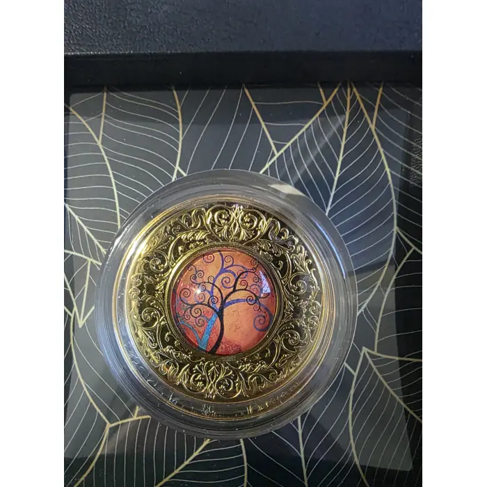 1/2oz Tree Of Happiness .999 Silver Proof Coins- Mint Of Poland