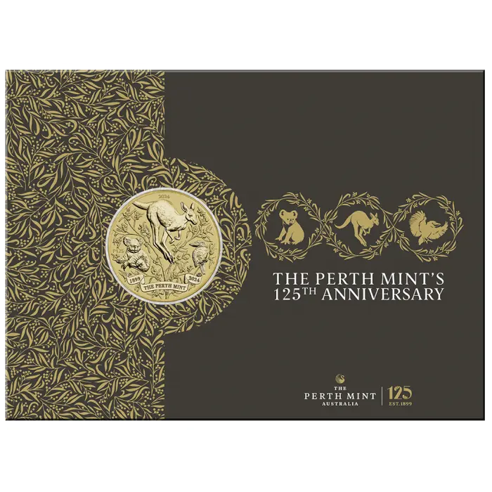 2024 $1 Carded 125th Anniversary UNC Coin Perth Mint Aus