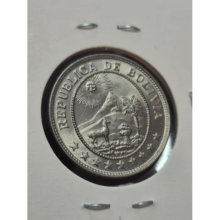 1939 Bolivia 10 Centavos Coin – Crisp High-Grade Collector's Piece
