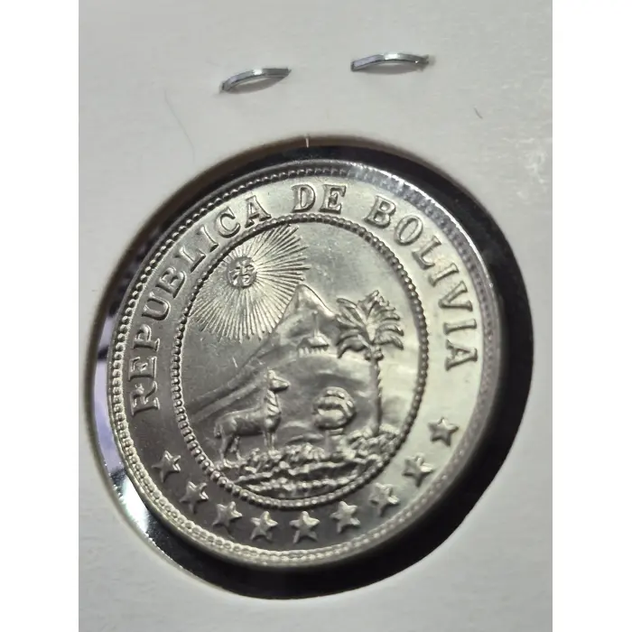 1939 Bolivia 10 Centavos Coin – Crisp High-Grade Collector's Piece