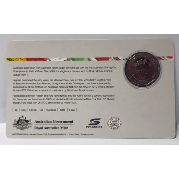 2020 50 Cent Supercars - 60 Years of Australian Touring Car Champions