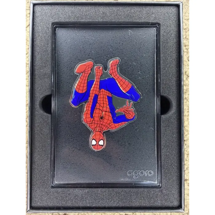 2026 Agoro Marvel Spider-Man Transforms Tier #1 Classic Spider-Man 1/2oz Silver 