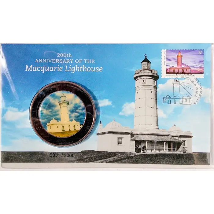 2018 "200th Anniversary of the Macquarie Lighthouse"  Ltd FDC PMC