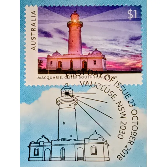 2018 "200th Anniversary of the Macquarie Lighthouse"  Ltd FDC PMC