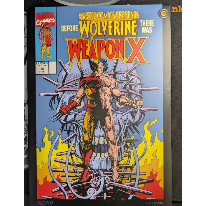 Marvel Wolverine #72 Foil Niue 1oz silver 