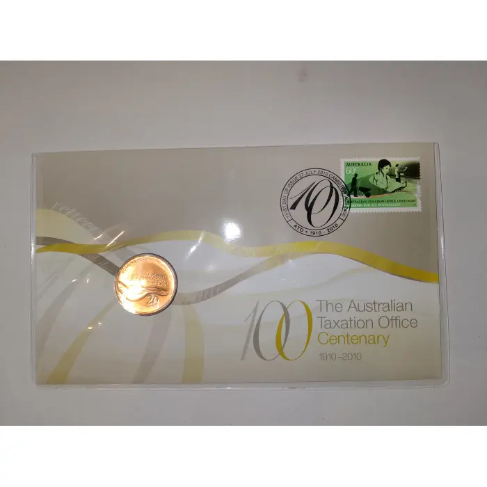 2010 20¢  "Australian Taxation Office Centenary" PNC