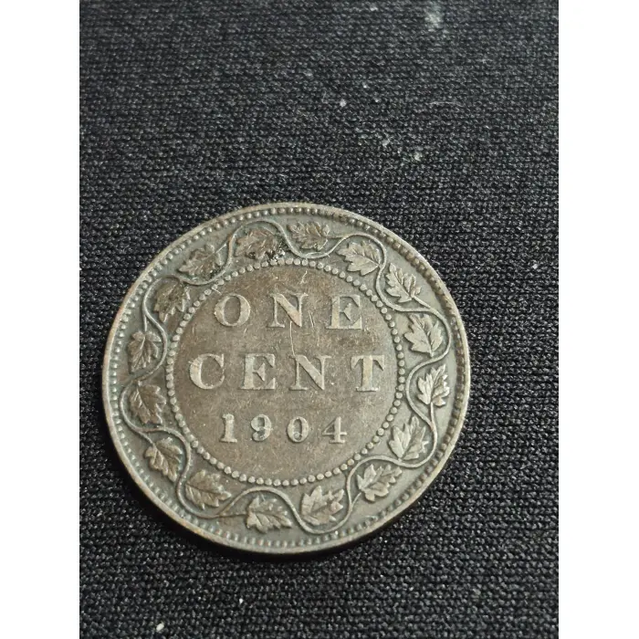 1904 Canada One Cent Large Penny - King Edward VII