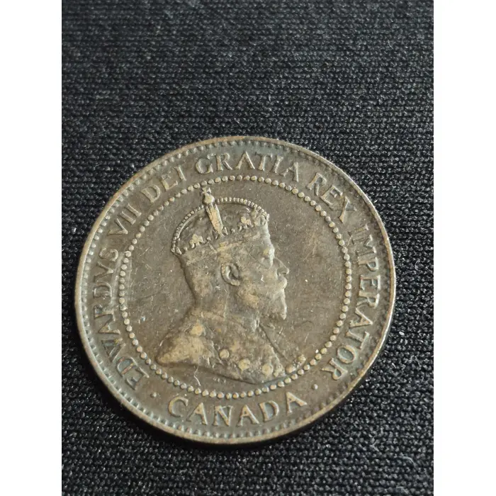 1904 Canada One Cent Large Penny - King Edward VII