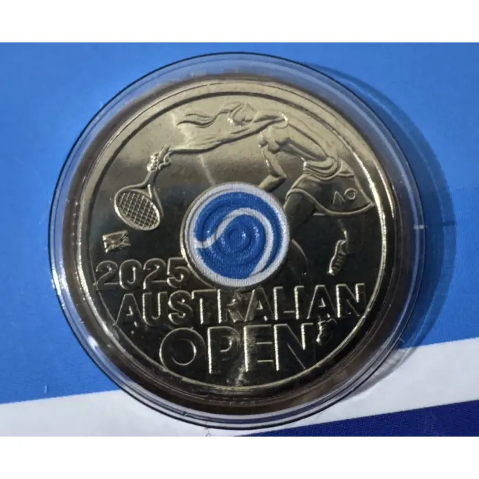 2025 $2 Australian Open Men’s and Ladies Tennis Privy Coins ( set of 2) 