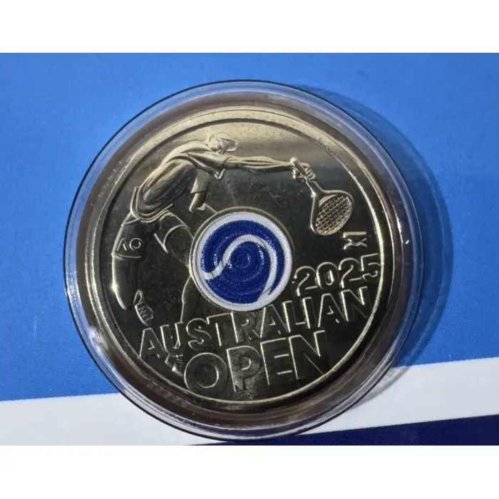 2025 $2 Australian Open Men’s and Ladies Tennis Privy Coins ( set of 2) 