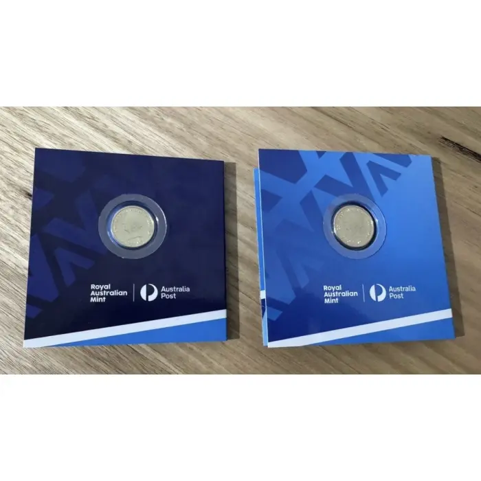 2025 $2 Australian Open Men’s and Ladies Tennis Privy Coins ( set of 2) 