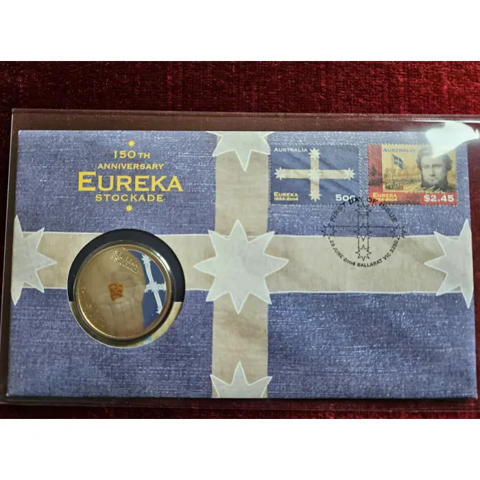 💙 2004 5 Dollar ($5) 150th Anniversary Eureka Stockade PNC Mintage 62,000
