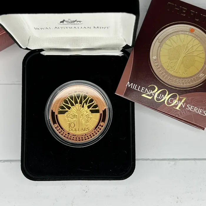 2001 $10 Millennium Coin Series – “The Future” Silver Proof Coin